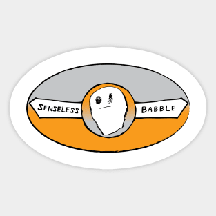 Senseless Babble - Oval Logo Sticker